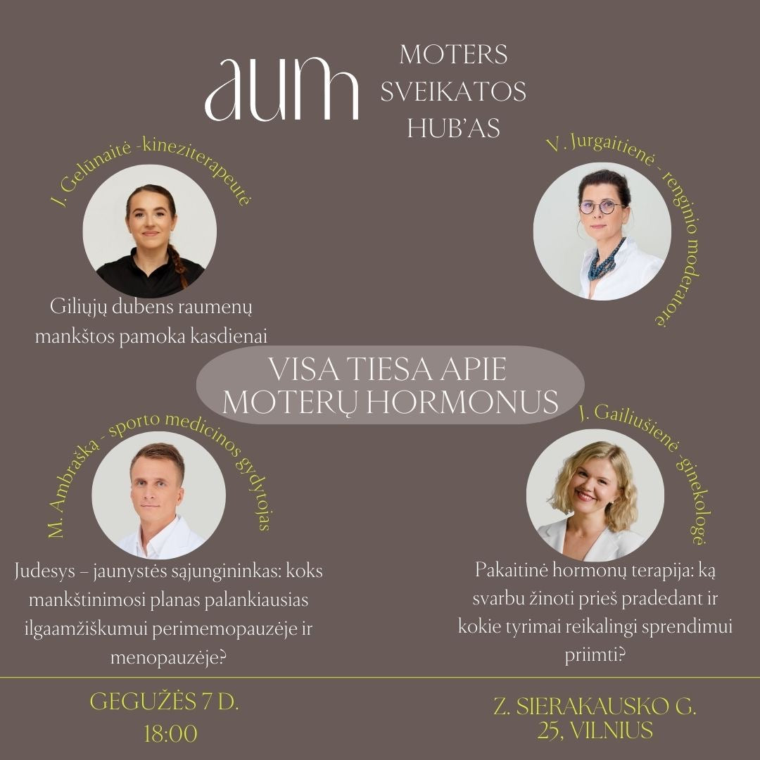 AUM akademija. Visa tiesa apie moterų hormonus