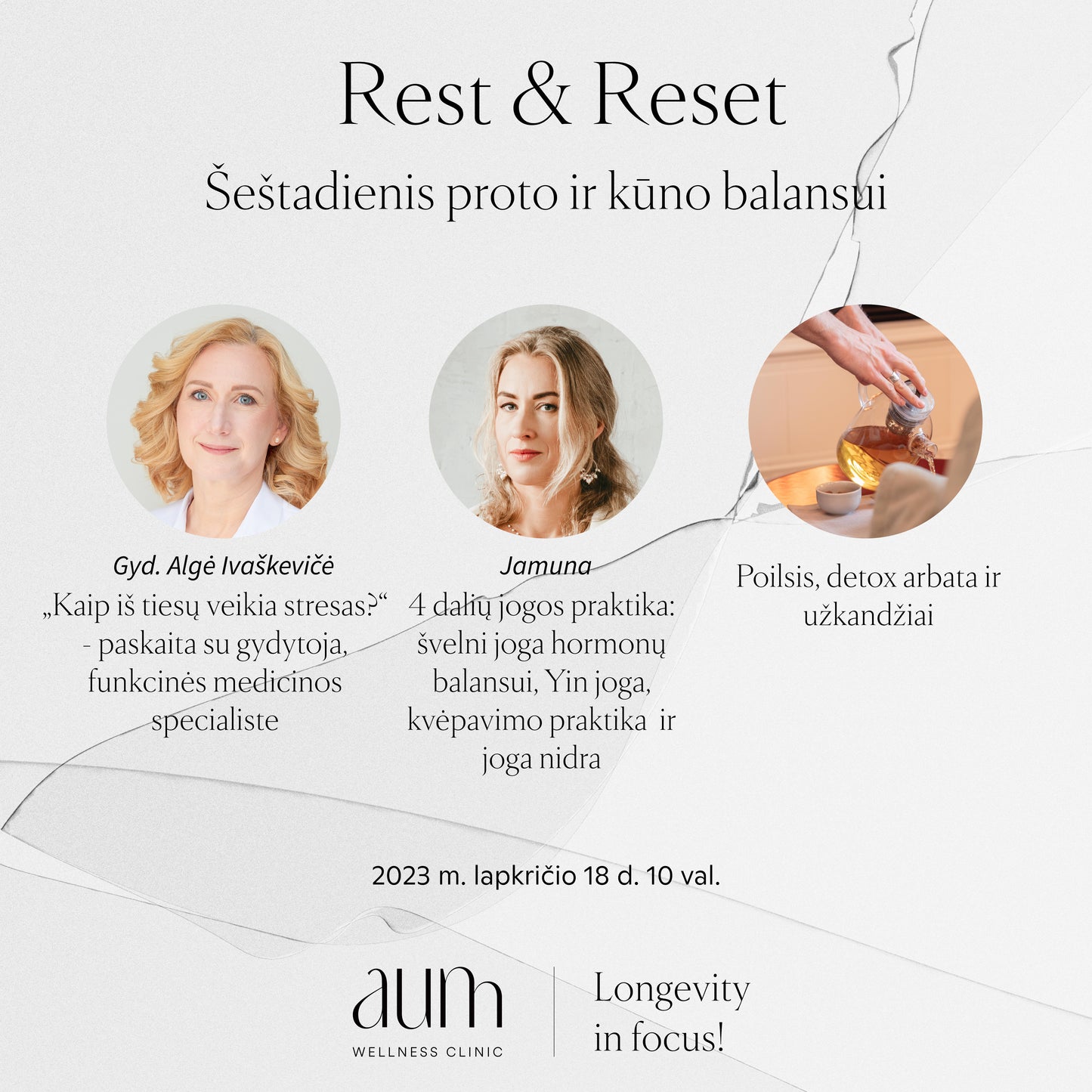 Rest&Reset šeštadienis proto ir kūno balansui