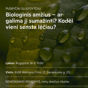 PUSRYČIAI SU GYDYTOJU. Biologinis amžius - ar galima jį sumažinti? Kodėl vieni sensta lėčiau? (rugpjūčio 18 d.)