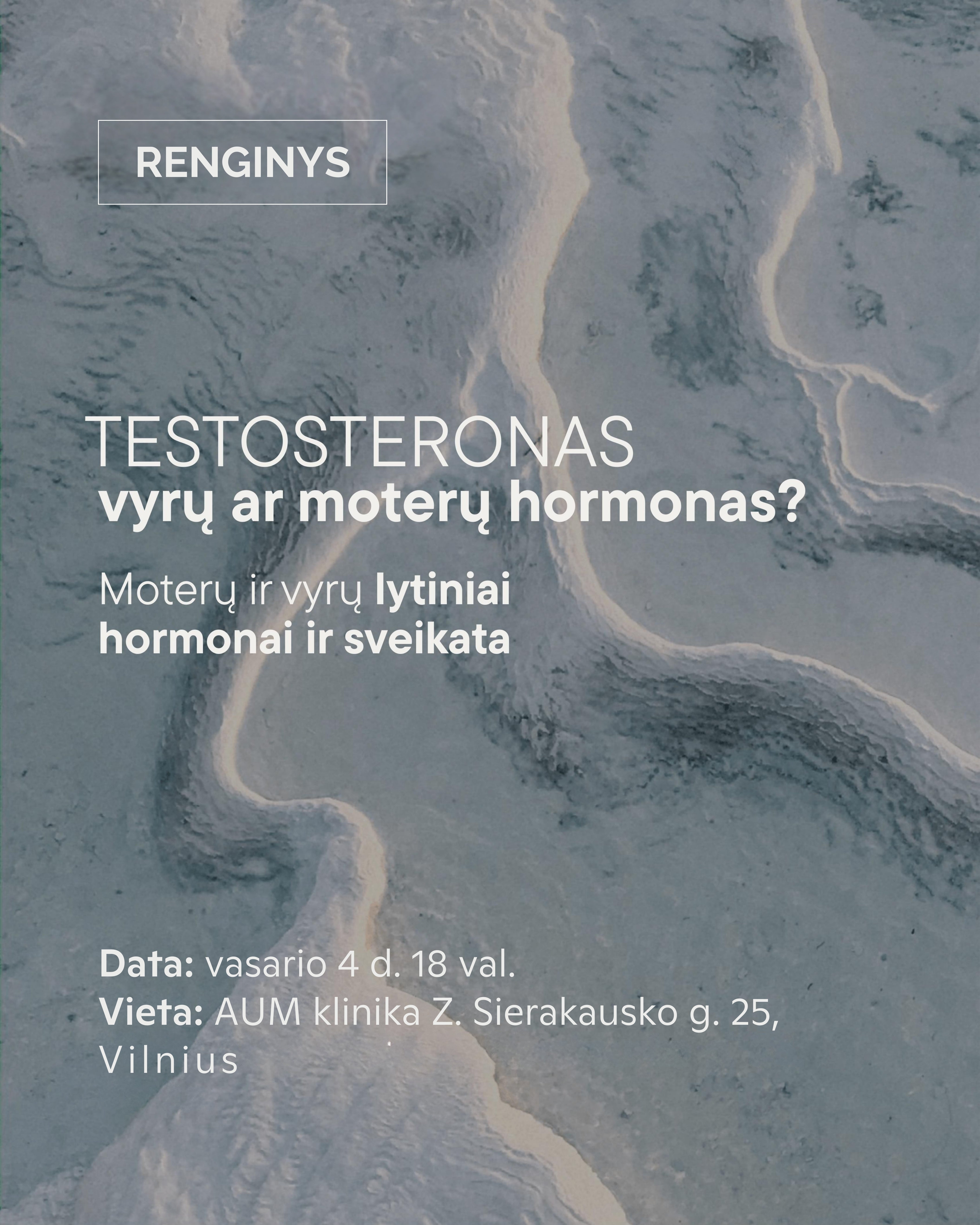 AUM AKADEMIJA. Testosteronas - vyrų ar moterų hormonas?