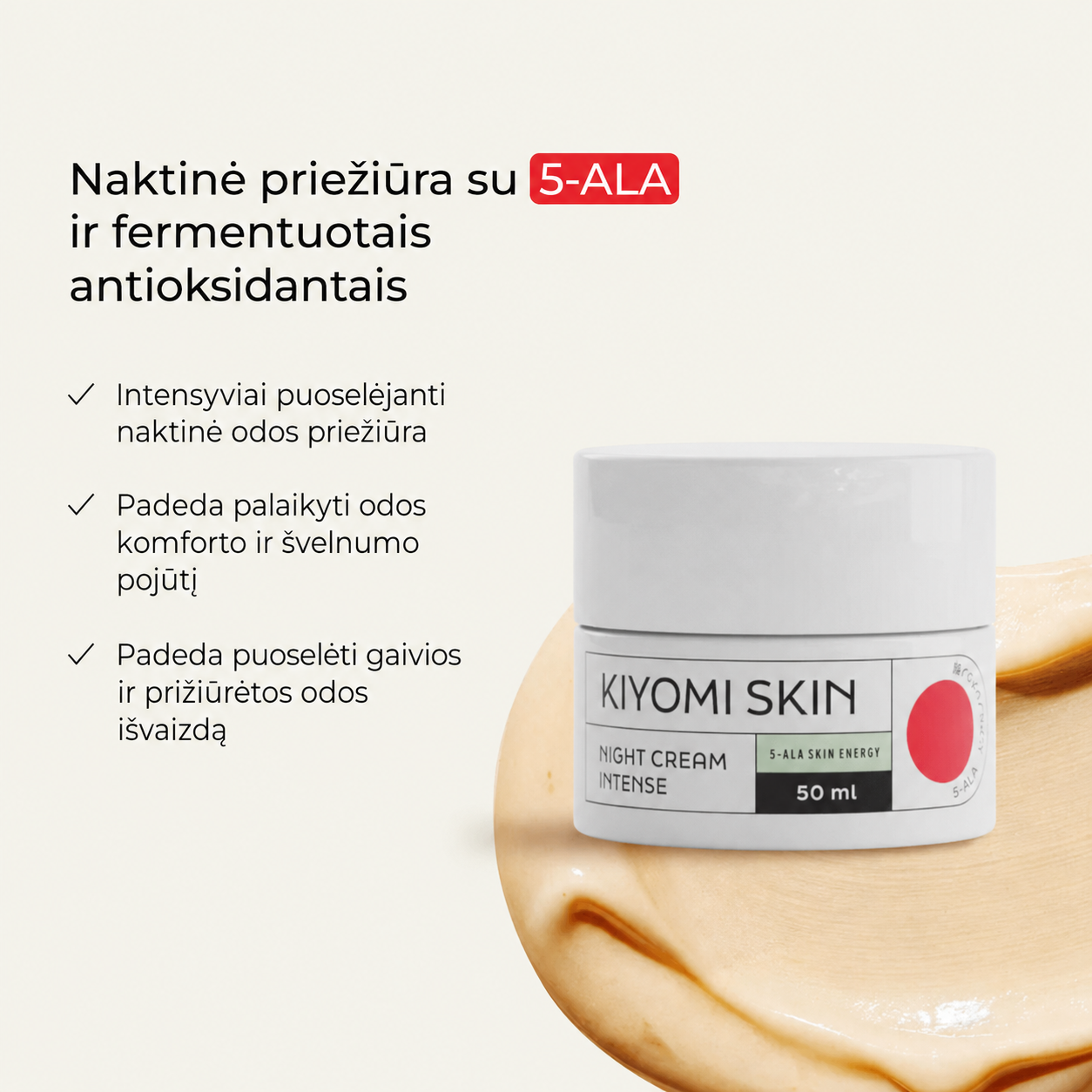 KIYOMI NIGHT CREAM INTENSE
