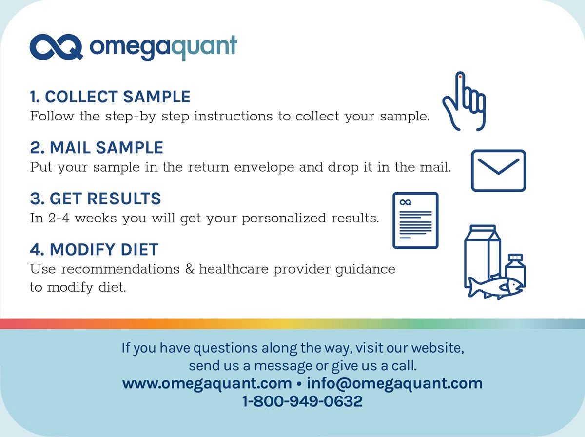 Omega-3 Index Basic Test / Omega-3 bazinis testas