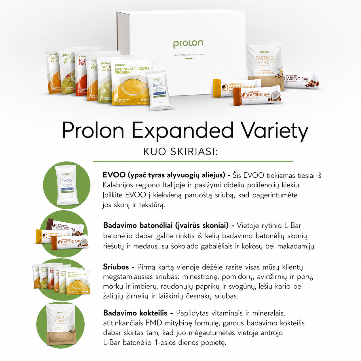 ProLon® 5-Day Expanded Variety