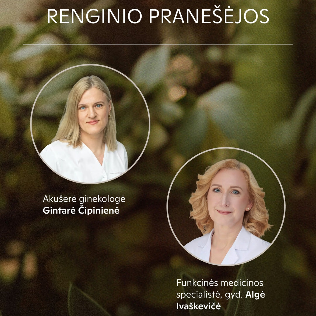 PUSRYČIAI SU GYDYTOJU. Moters hormonų sveikata: nuo sveikos gyvensenos iki laiku paskirto gydymo (rugsėjo 28 d.)