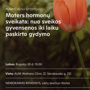 PUSRYČIAI SU GYDYTOJU. Moters hormonų sveikata: nuo sveikos gyvensenos iki laiku paskirto gydymo (rugsėjo 28 d.)