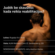 Judėk be skausmo: kada reikia reabilitacijos? (rugsėjo 9 d.)