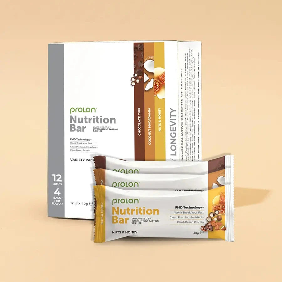 Prolon Nutrition Bar 12 batonėlių rinkinys energijai ir sotumui