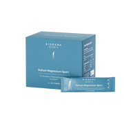 Biogena Kalium Magnesium Sport papildas sportuojantiems su kaliu, magniu ir L-glutaminu